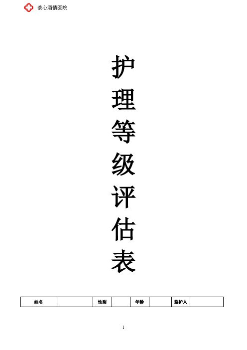 老人护理评估表(图2)