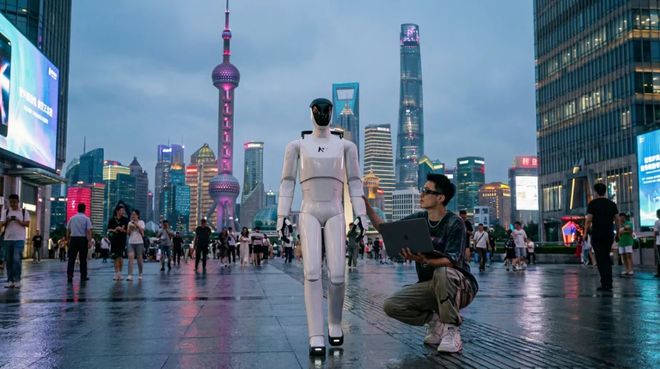 九游会J9网站：硅谷还在「卷PPT」中国机器人大军上岗！看呆歪果仁(图26)